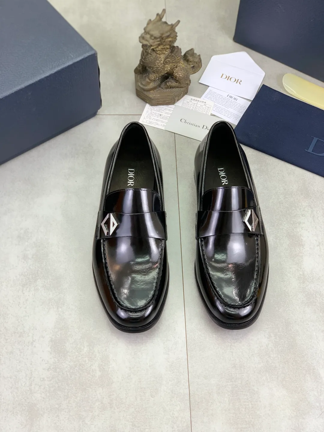 Men's men's shoes 💰P560 new style 💰high version 💎💎💎Dior original version! Top Italian purchasing agent! Men's business casual leather shoes, original imported open-edge beaded calfskin upper, ultimate texture, gentlemanly style, imported water-dyed cowhide inside, top-quality original Italian rubber outsole, first-class workmanship, top quality! Size: 39-44 (45 customized) 4️⃣ colors available